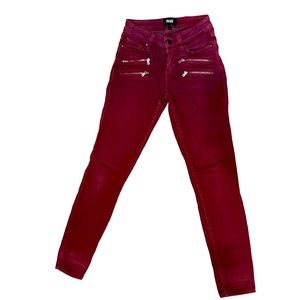 Paige Maroon Jeans Size 23